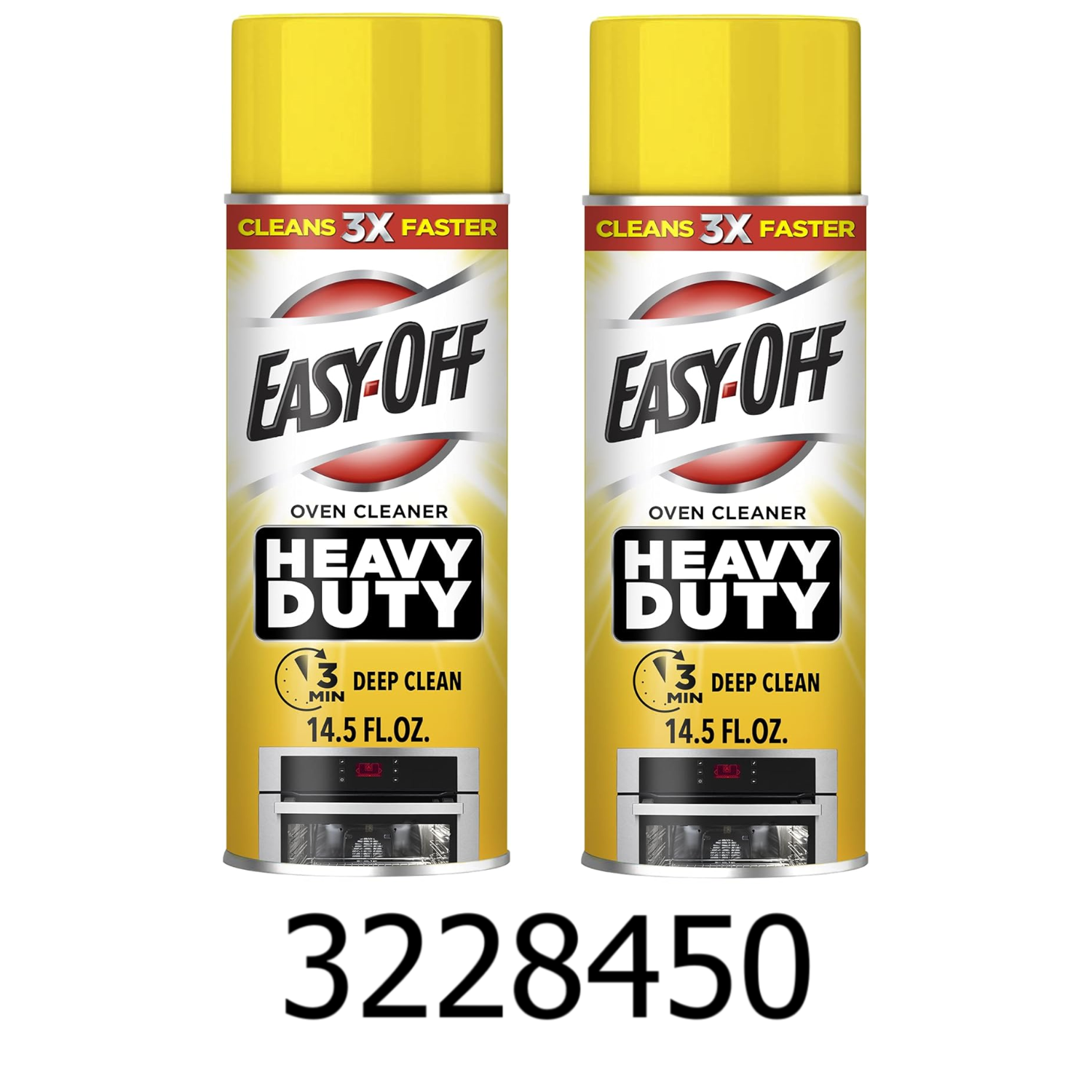 2 PC 14.5oz Easy-Off Heavy Duty Oven Cleaner Spray – R & B Import