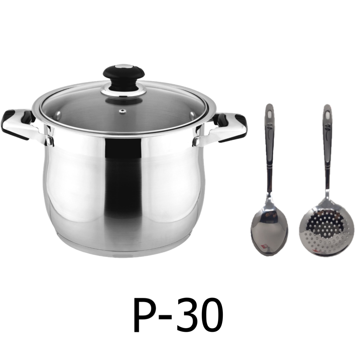 Fissler Pure Collection Stainless Steel 9 Piece Cookware Set With