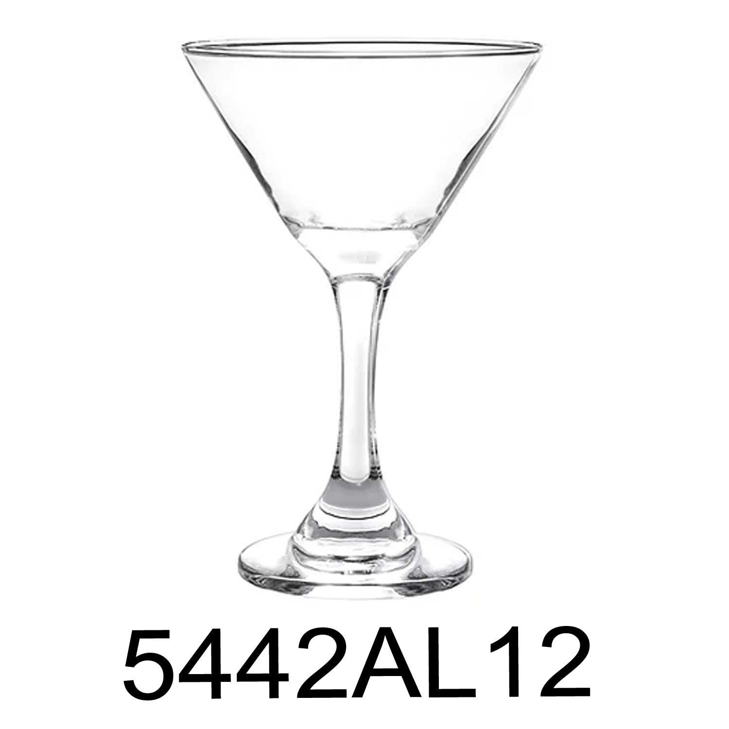 Acopa Deco 9 oz. Martini Glass - 6/Box