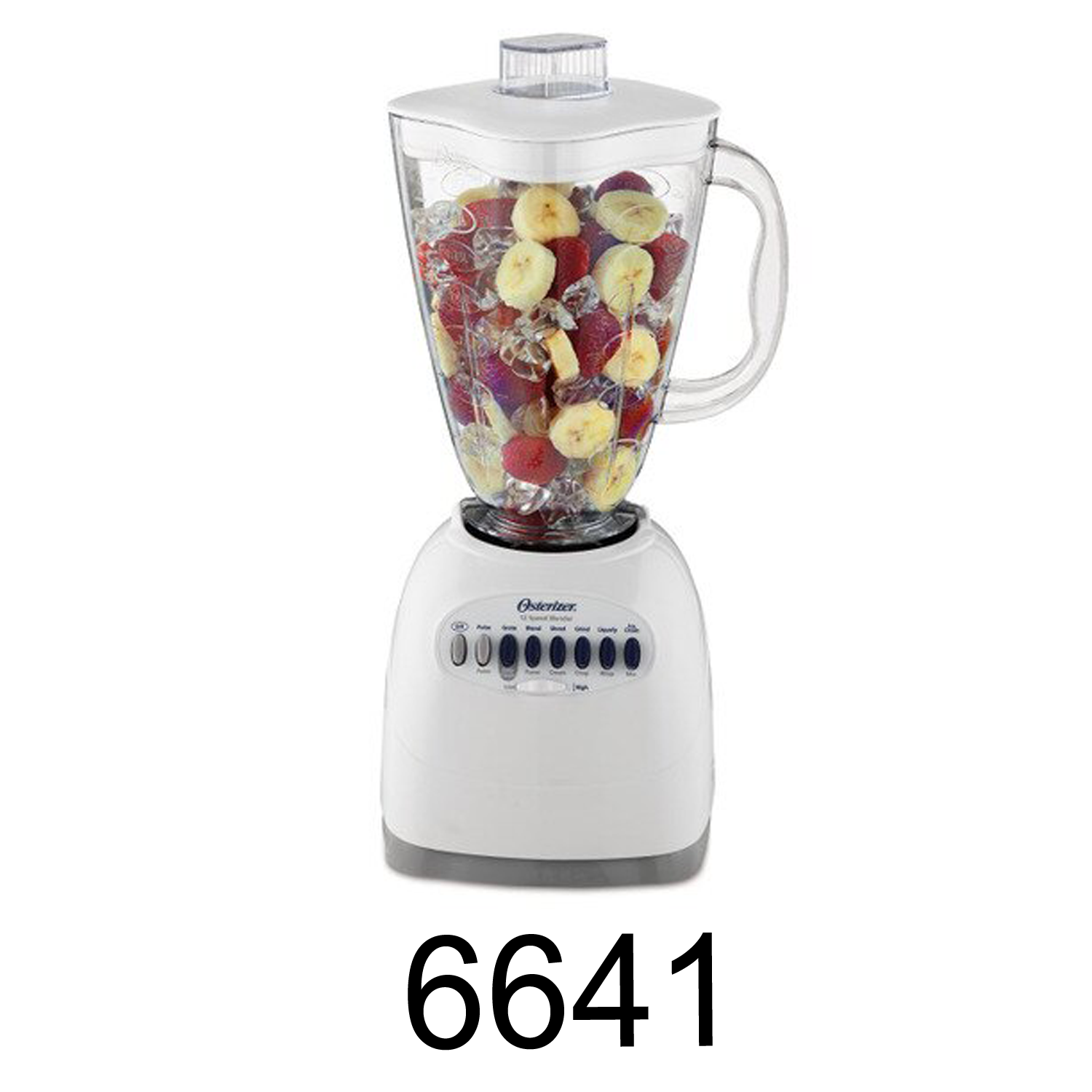 Wholesale 10 Speed Blender W/ Plastic Jar WHITE