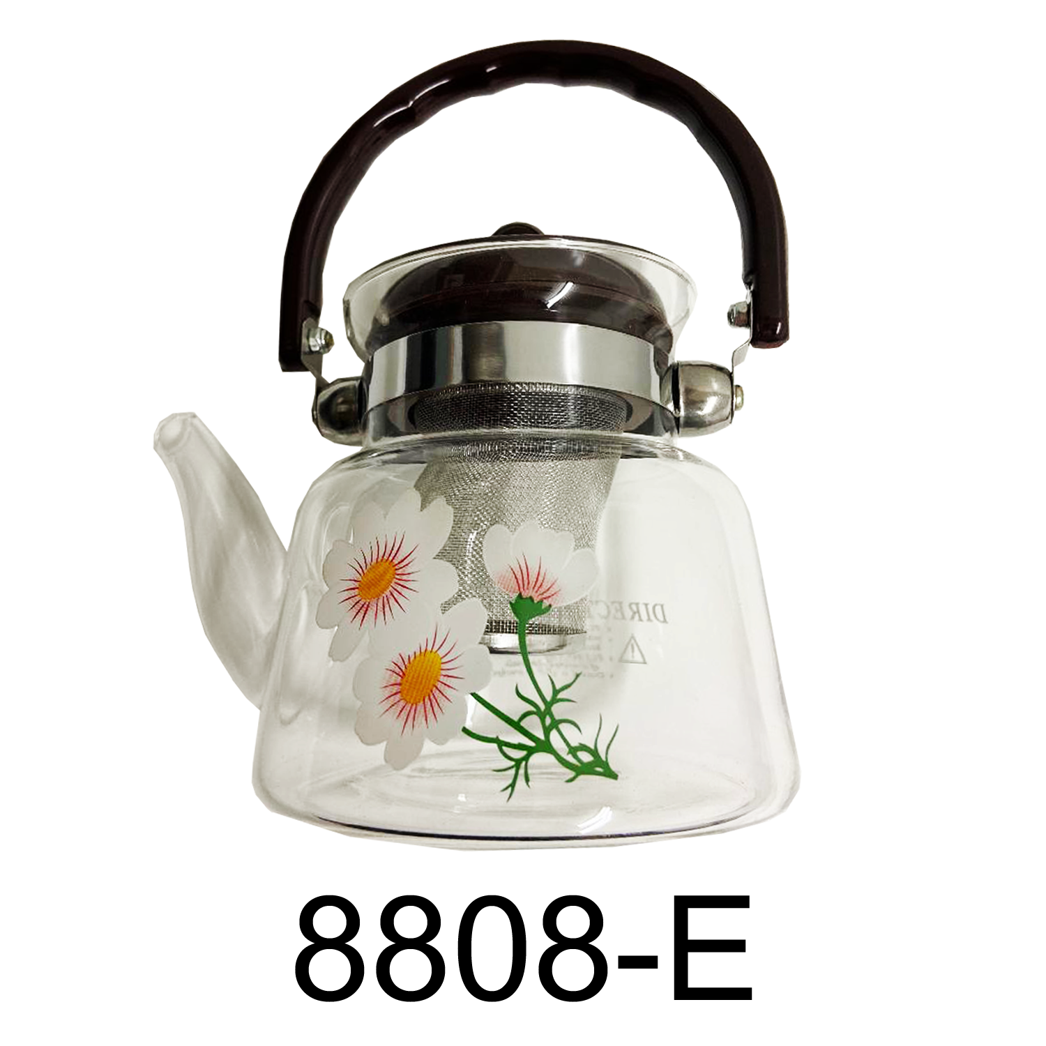 1.7L Cordless Glass Electric Kettle With Tea Infuser – R & B Import