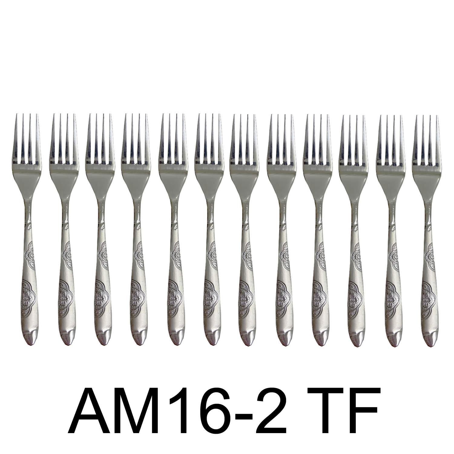 12 PC Wavy Cloud Design Stainless Steel Silver Dinner Knife – R