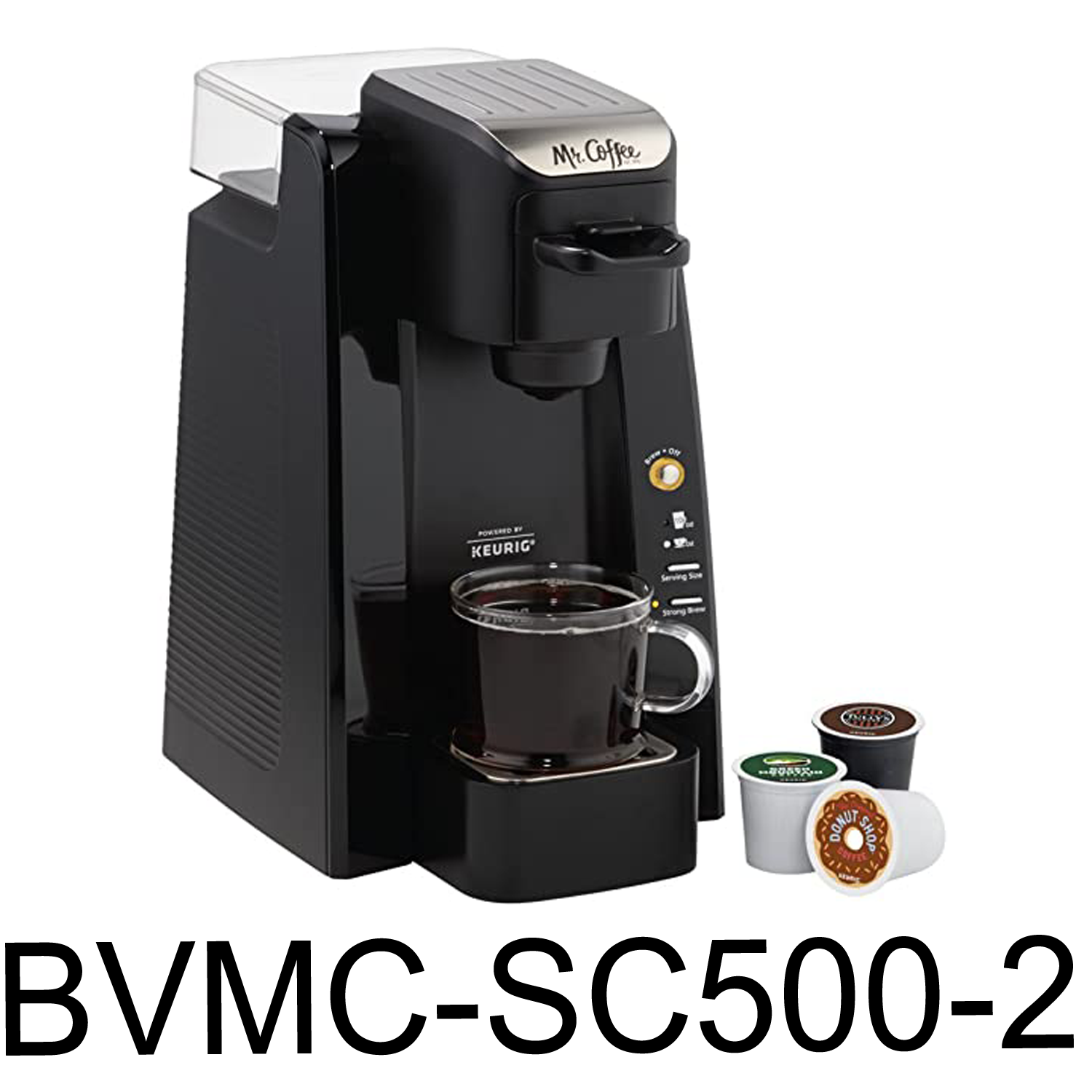 Mr. Coffee Silver BVMC-KG2-001 Single Cup K-Cup® Brewing System, 8