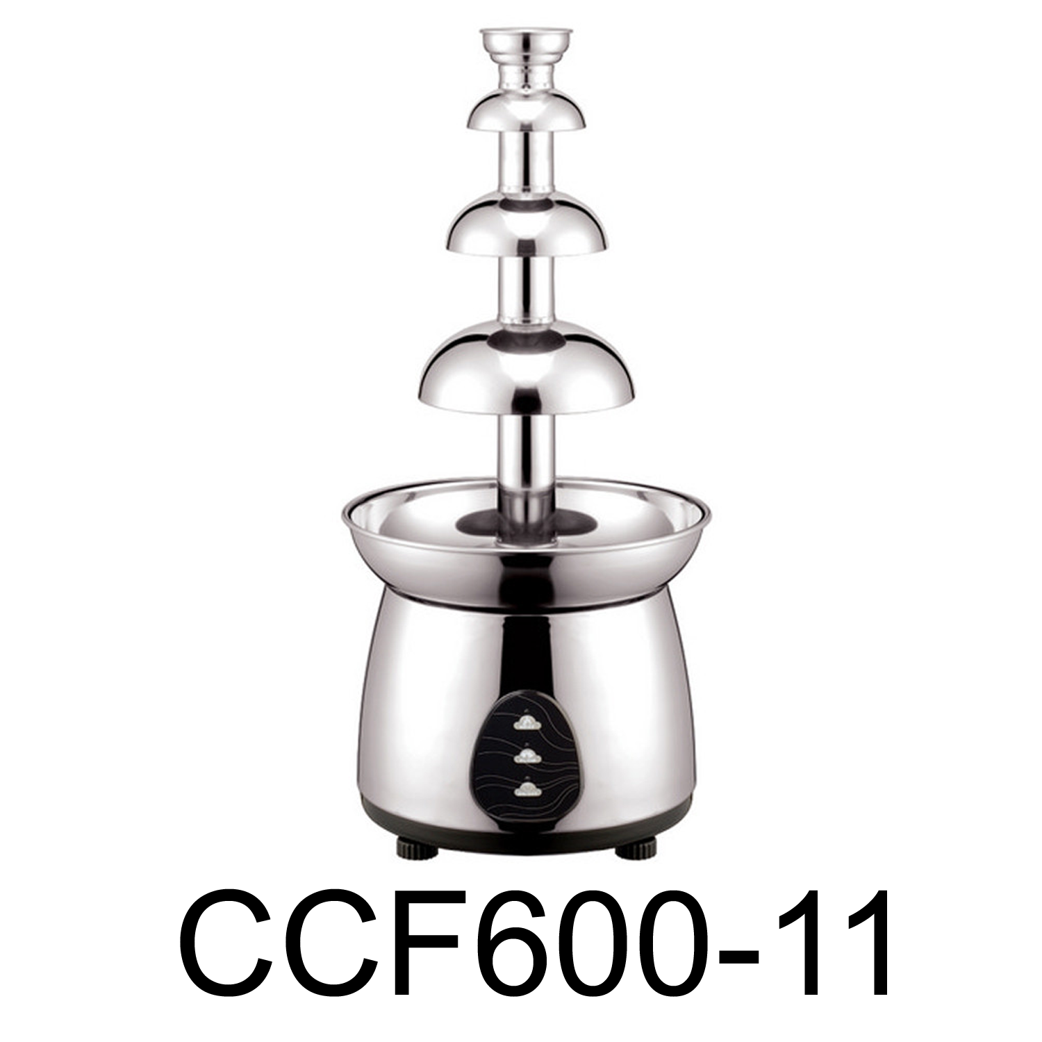  3-Tier Party Champagne Fountain, Stainless Steel