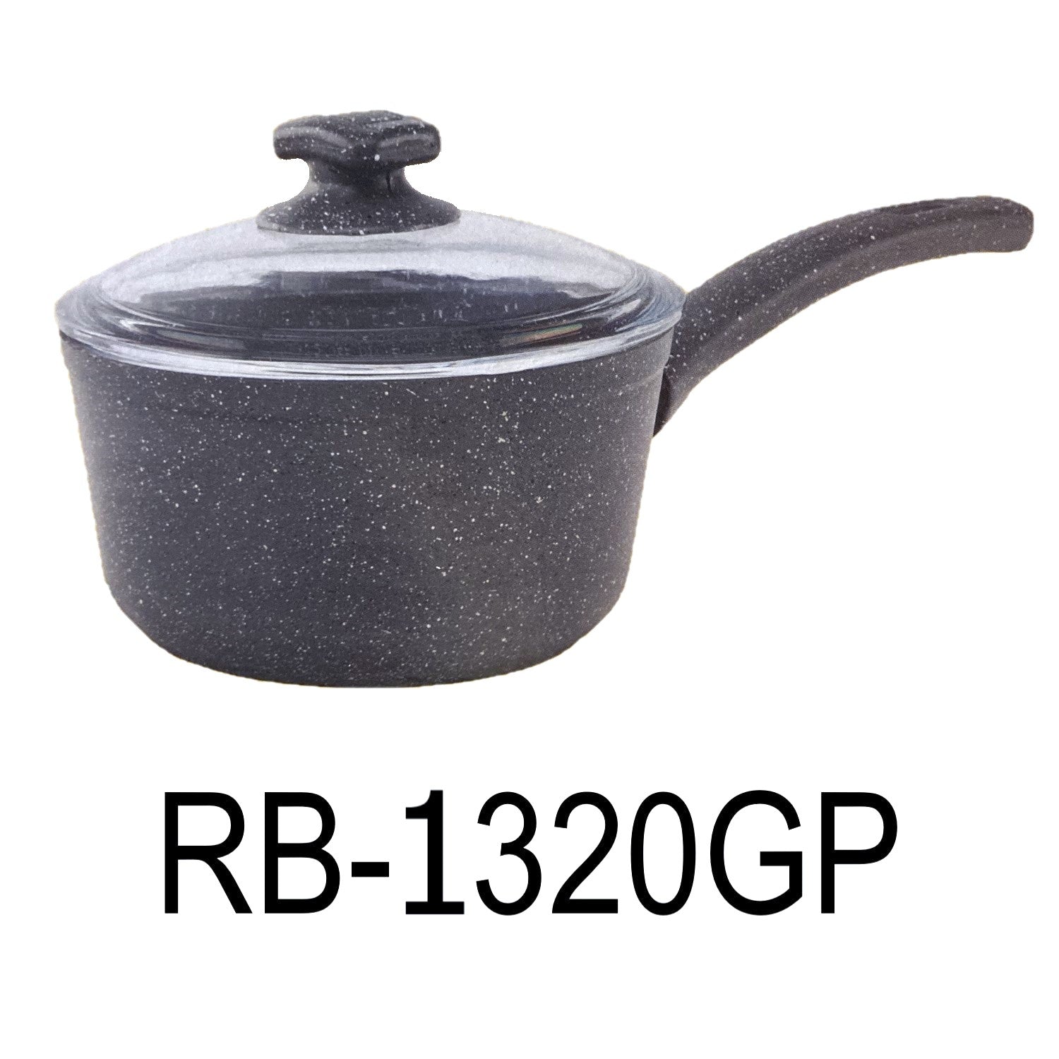 20cm Black Cast Iron Pot with Cover