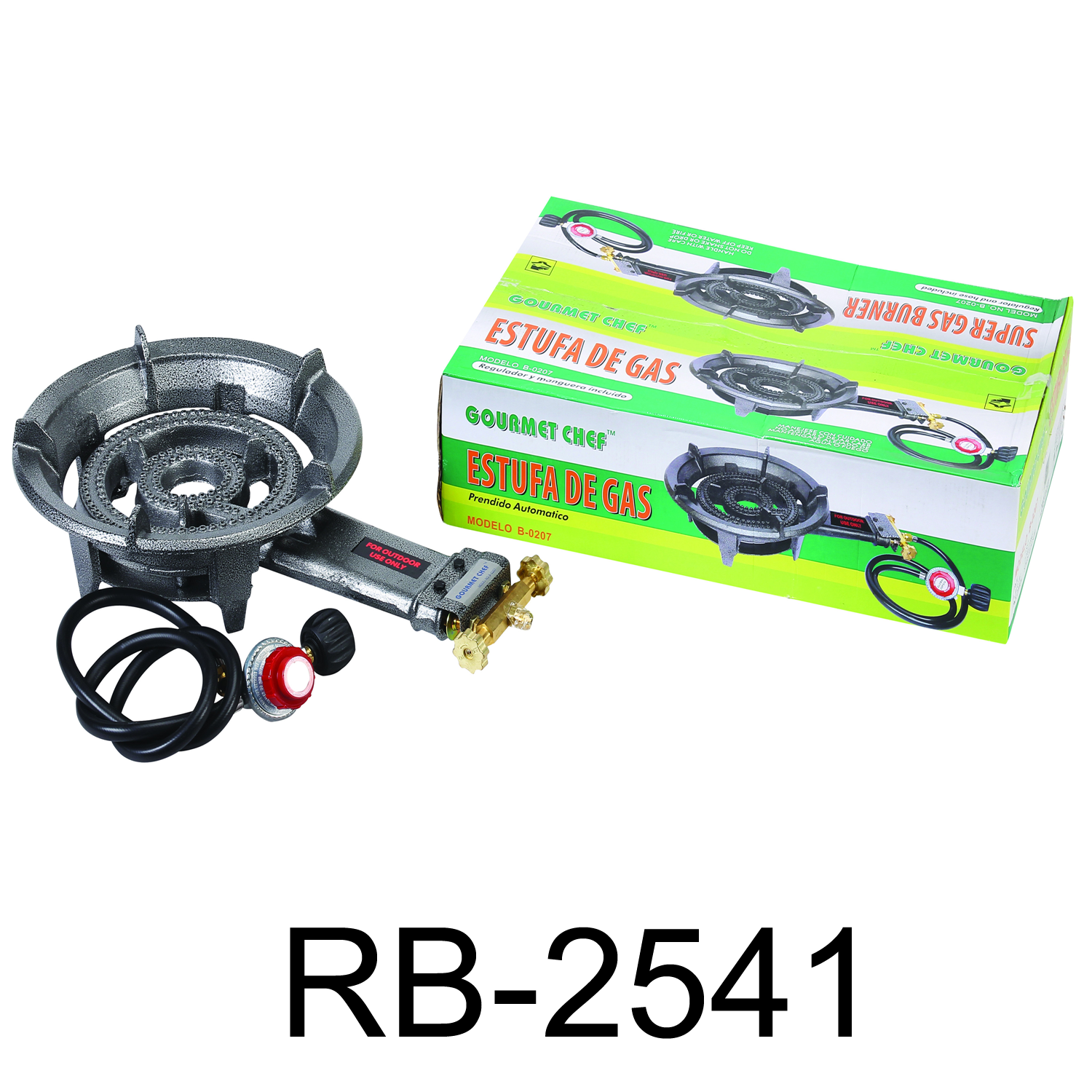 Round Cast Iron Burner with Auto Ignition - for Pickup Only (Excluding Wholesale Orders)