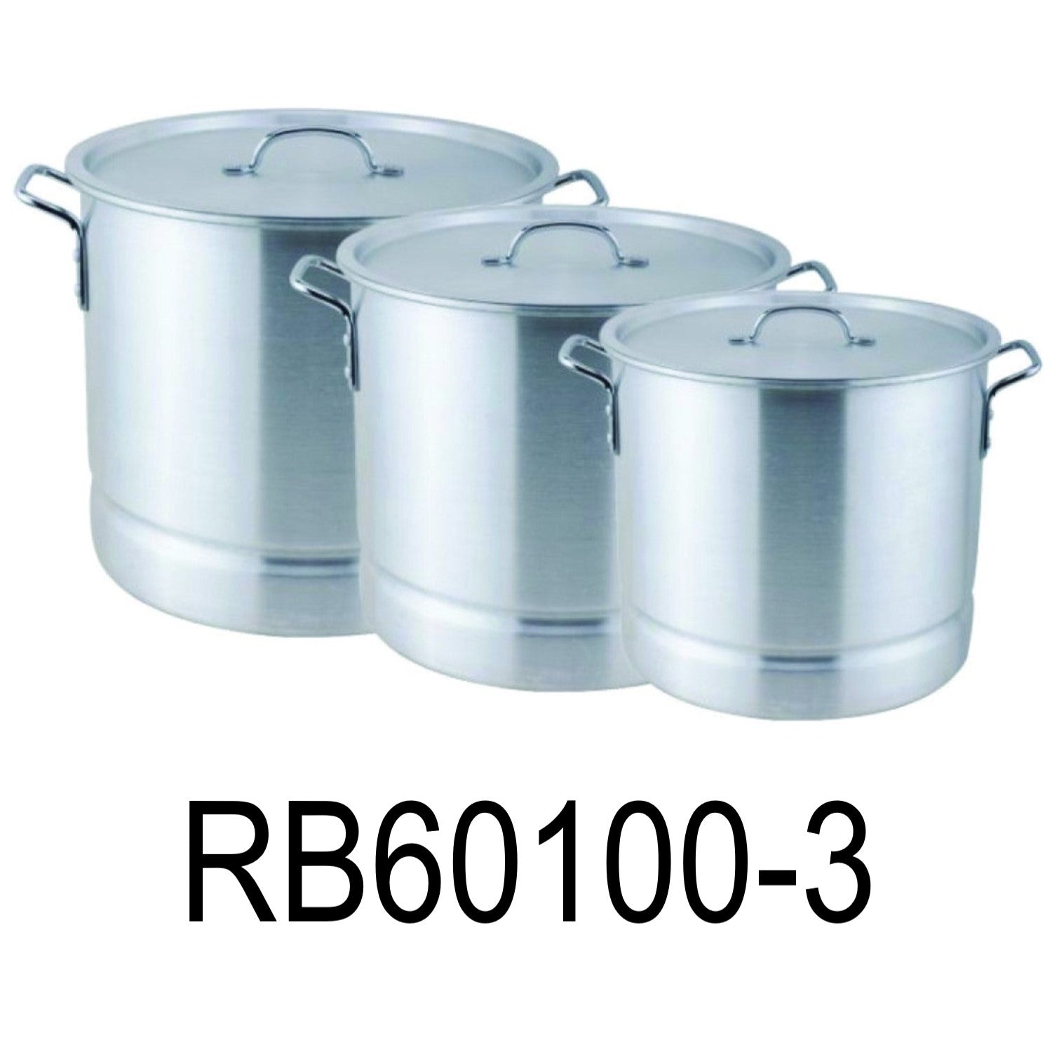 8 PC Tamales Aluminum Stock Pot Set With Steamer Rack – R & B Import