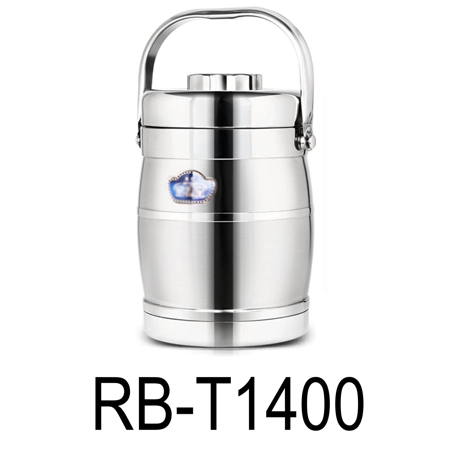 Thermos Bottle For Hot Food Round Bento Lunch Box Stainless Steel