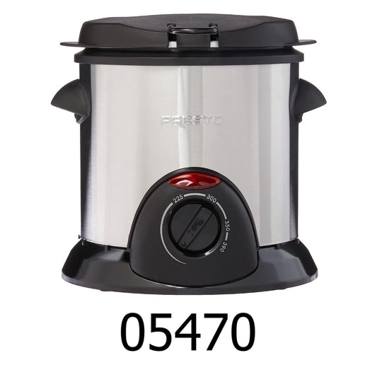 Presto 1L Stainless Steel Electric Deep Fryer