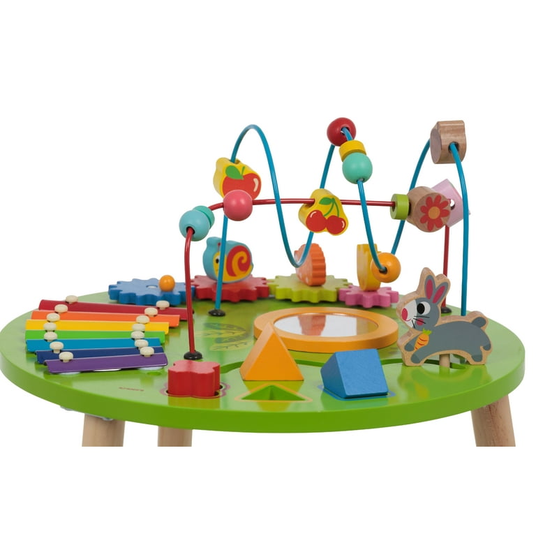 TOYSTERS Wooden Activity Table for Toddlers