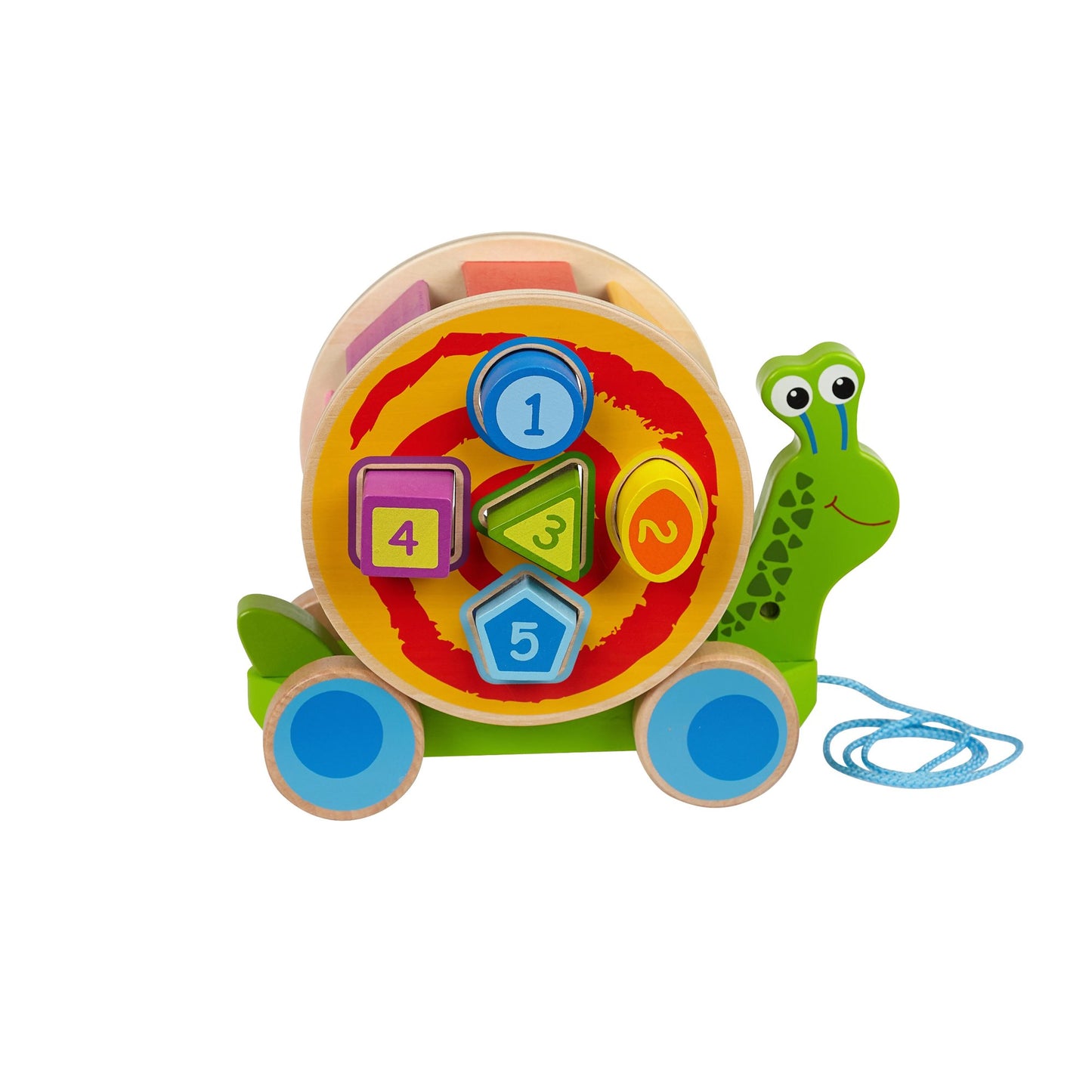 Toyster's Pull Along Snail Puzzle Walking Toy