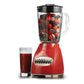 Brentwood Glass Jar Blender - Red