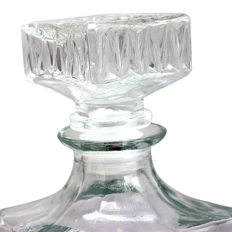 5 PC Glass Decanter & Tumbler Set