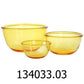 3 PC Gibson Amber Bowl Set