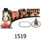 24 PC Classic Train Set With Light Sound Smoke Kids Toy