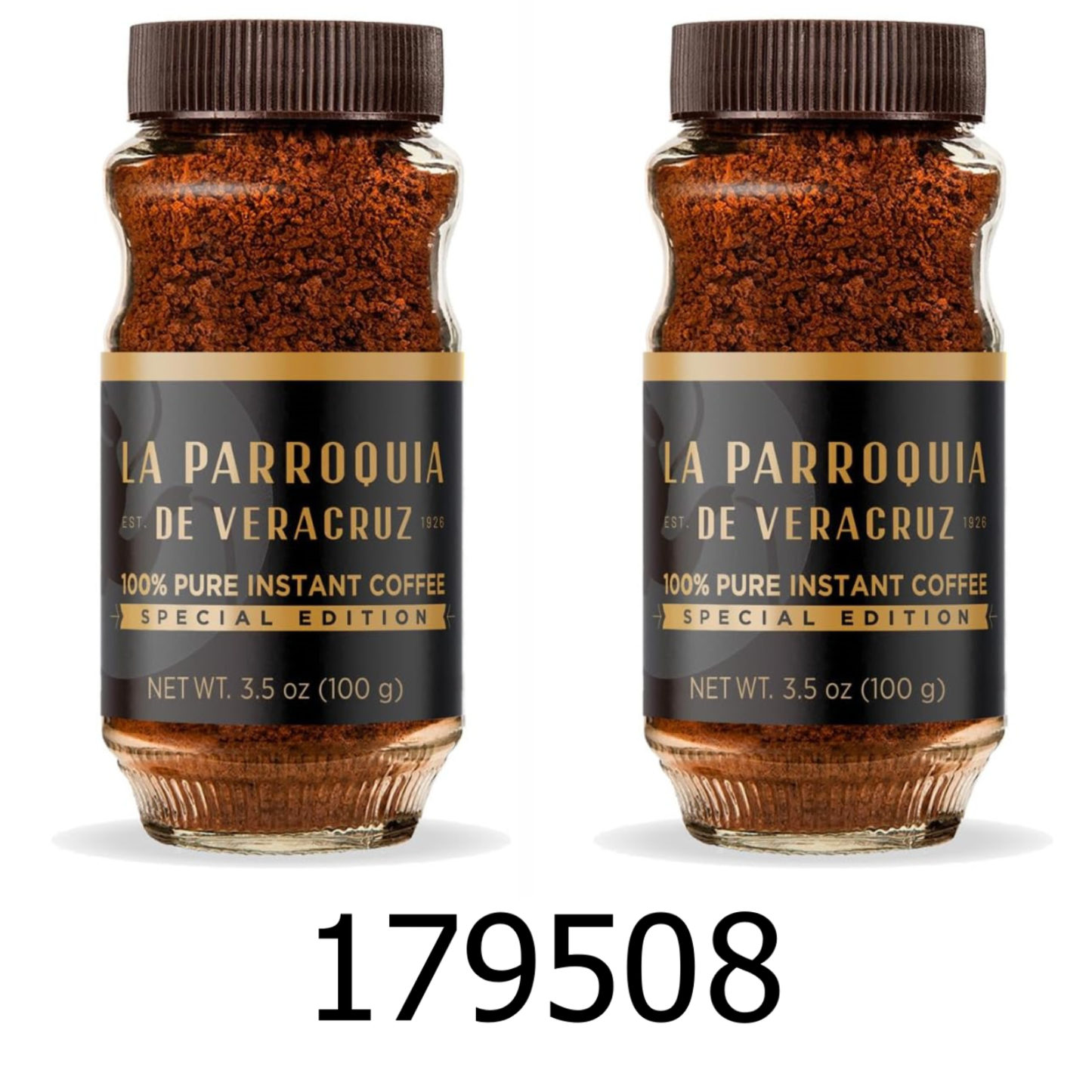 2 PC 3.5 oz La Parroquia de Veracruz 100% Pure Instant Coffee