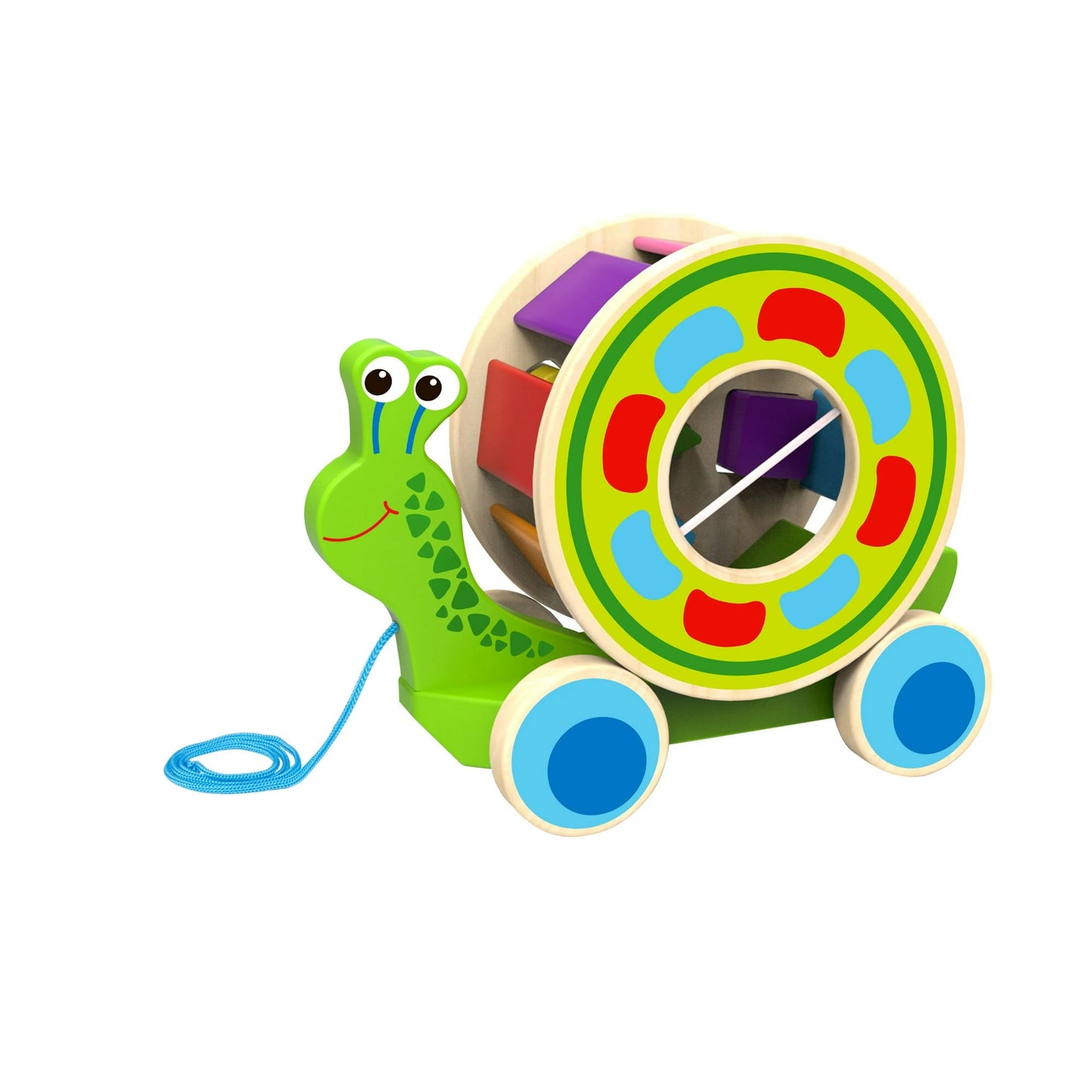 Toyster's Pull Along Snail Puzzle Walking Toy