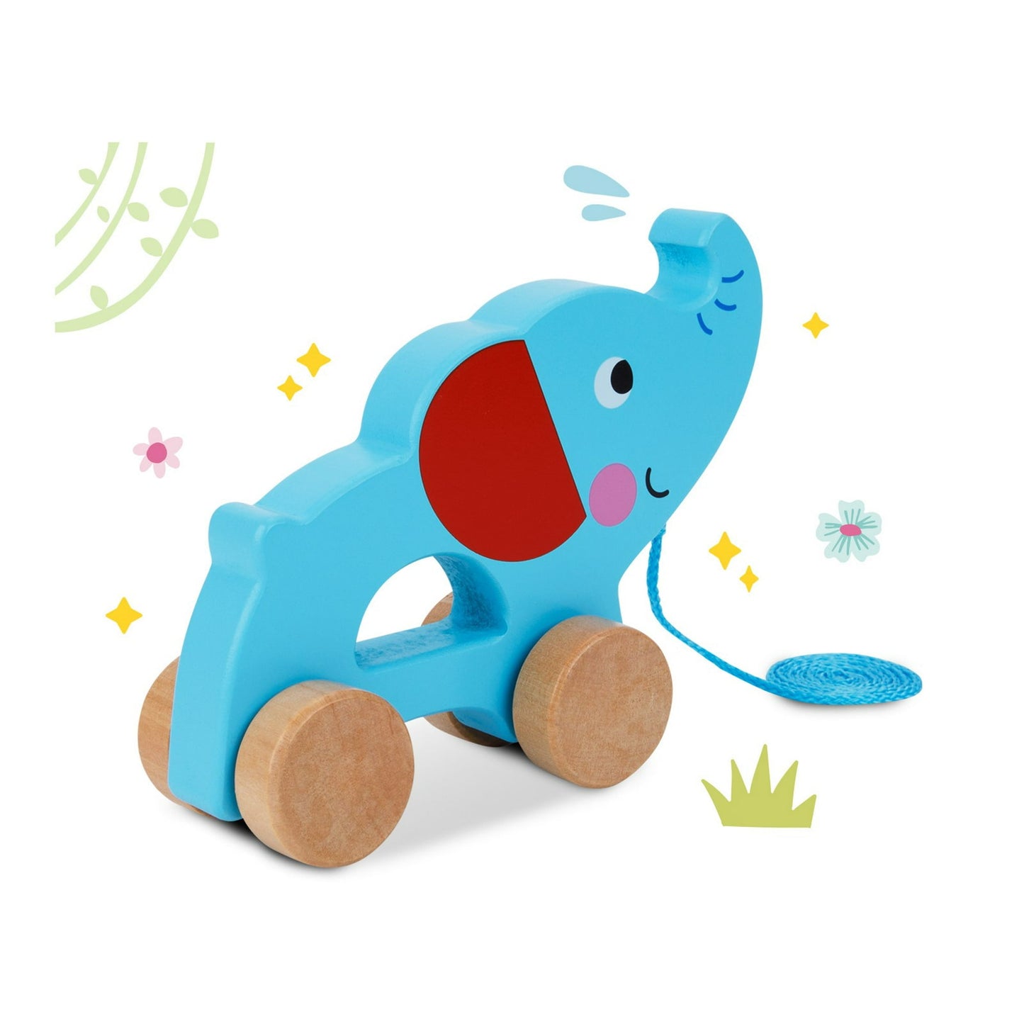 Elephant Pull Along Toy