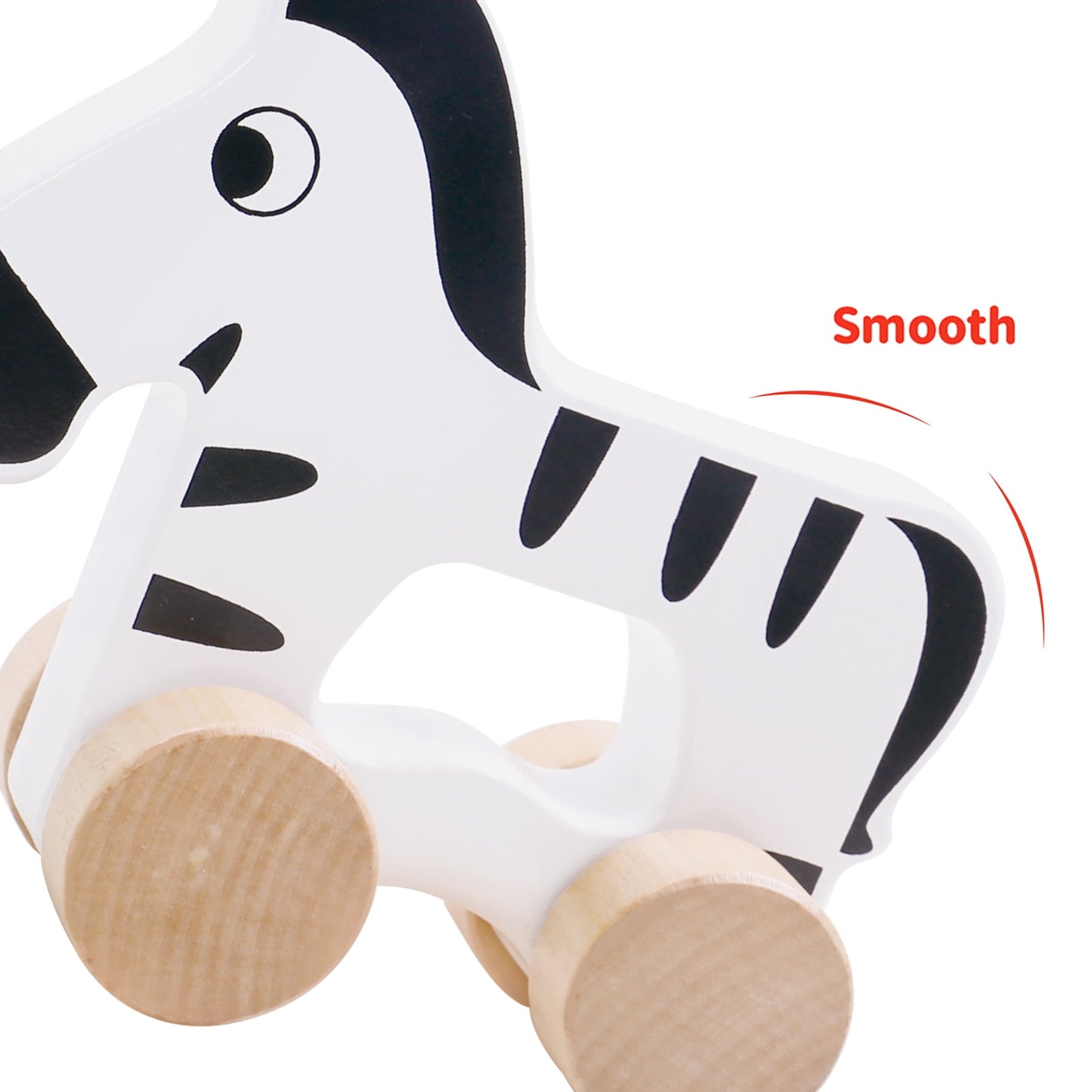 Zebra Along Pull Toy