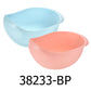 2 PC Plastic Colander Set - Blue & Pink