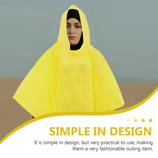 Yellow Raincoat for adult "Poncho"