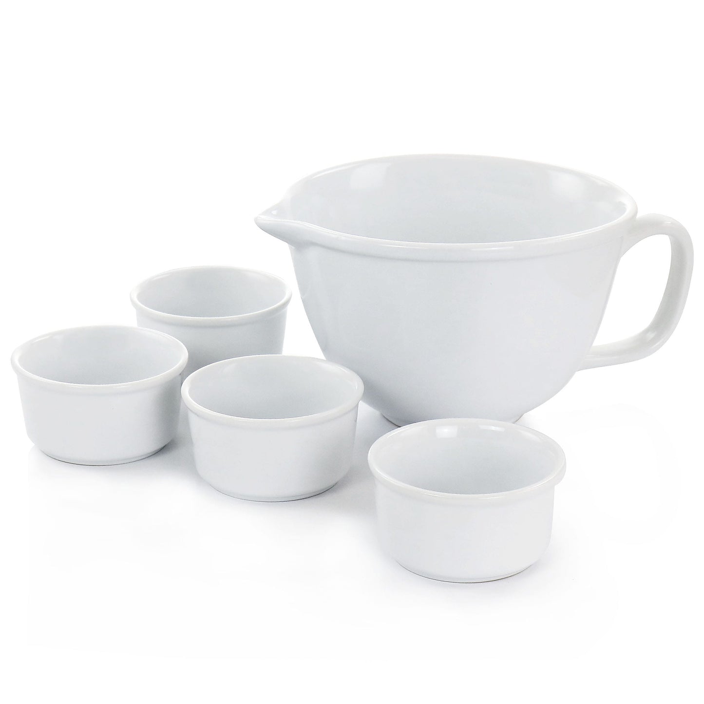 5 PC Gibson Ramekin & Mixing Bowl Set