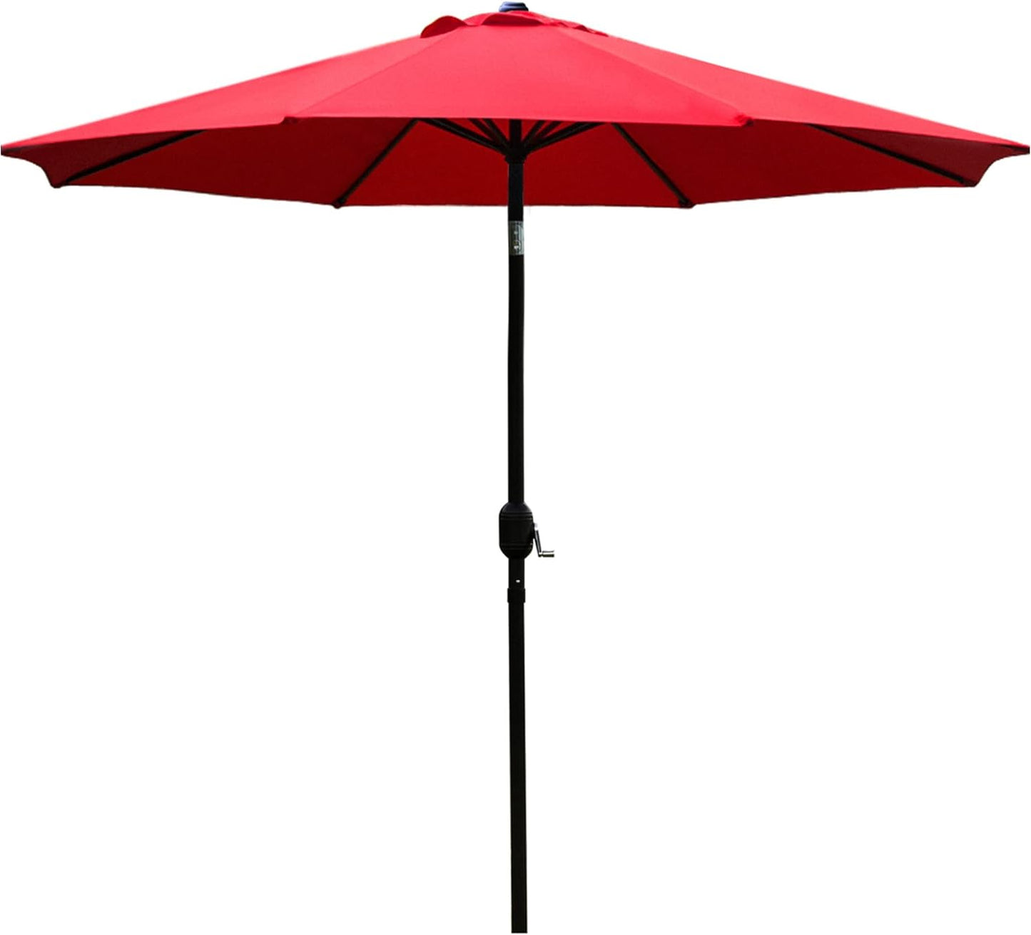 9ft Red Patio Outdoor Table Umbrella