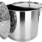 20 QT Tamales Stock Pot With Steamer Rack