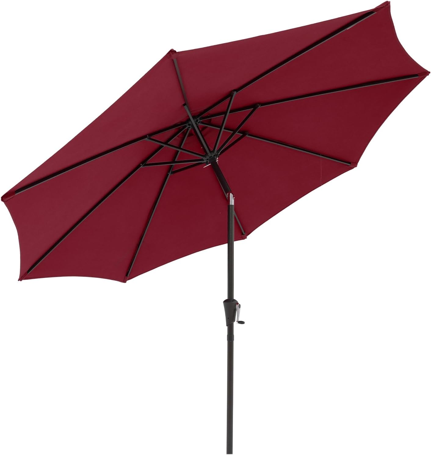 9ft Red Patio Outdoor Table Umbrella