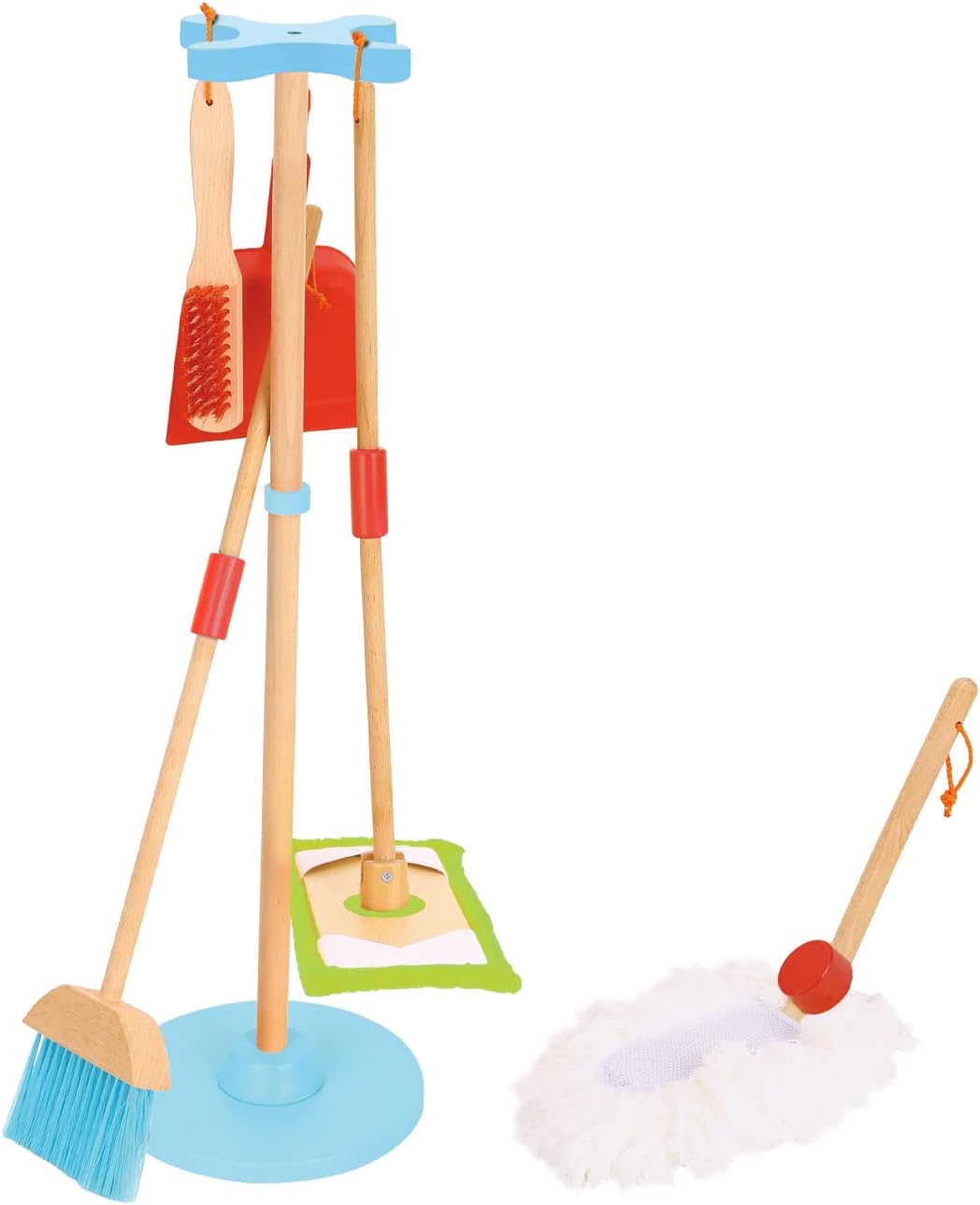 Toyster's Wooden Cleaning Play Set