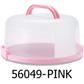 Portable Cake Carrier - Pink