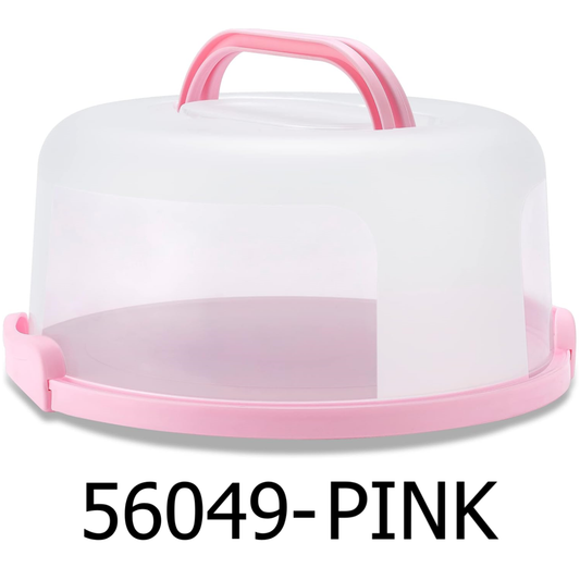 Portable Cake Carrier - Pink