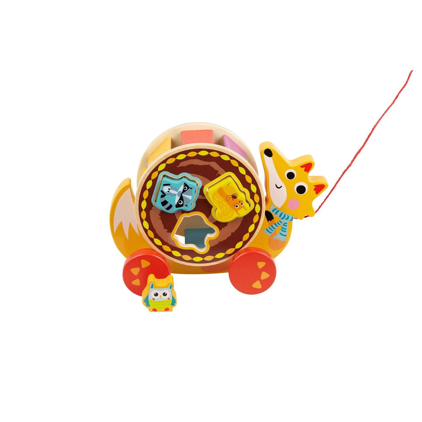 Toyster’s Pull Along Fox Puzzle Walking Toy