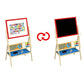 TOYSTERS Creative Wooden Art Easel for Toddlers