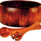 Gibson 10" Acacia Wood Salad Bowl Set