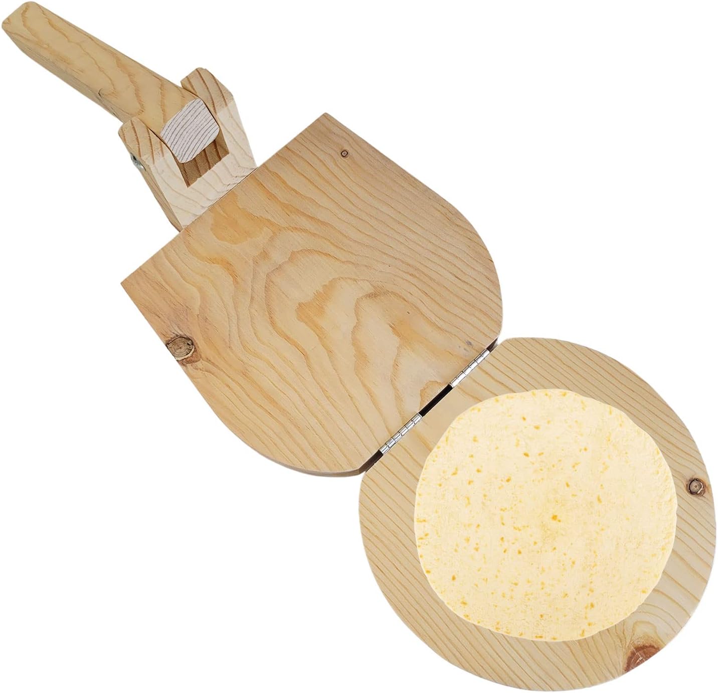 7" Round Wooden Tortilla Press