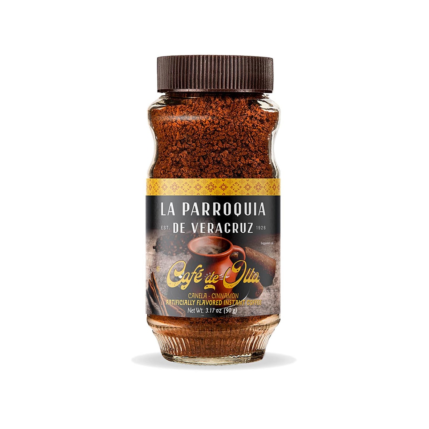 2 PC 3.17 oz La Parroquia de Veracruz Cafe de Olla Instant Coffee