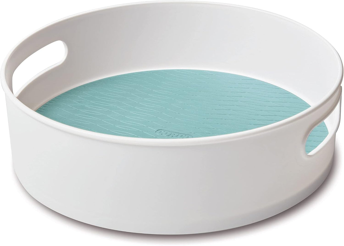 12" Non-Skid Storage Turntable - Aqua Sky