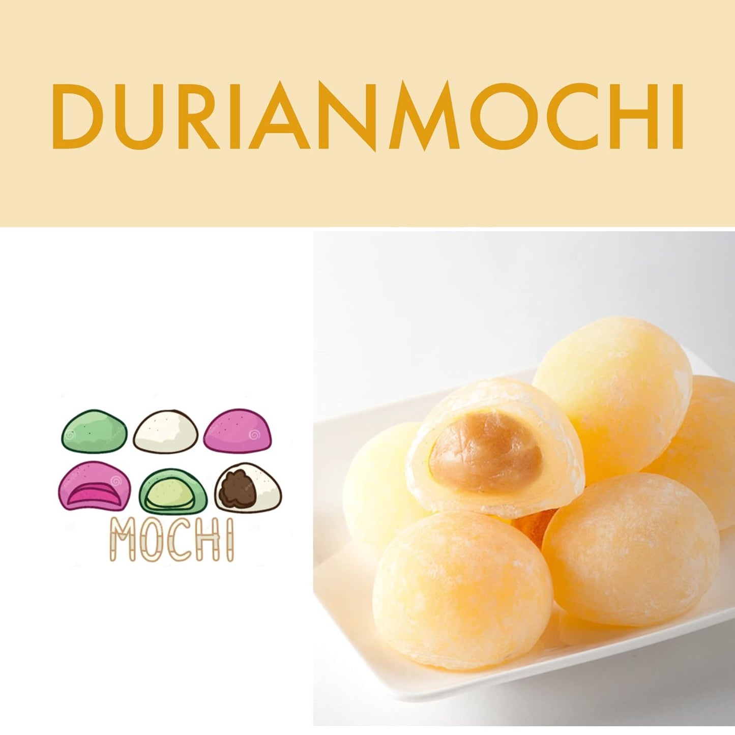 Royal Family Japanese Style Mochi - Durian Flavor