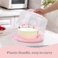 Portable Cake Carrier - Pink