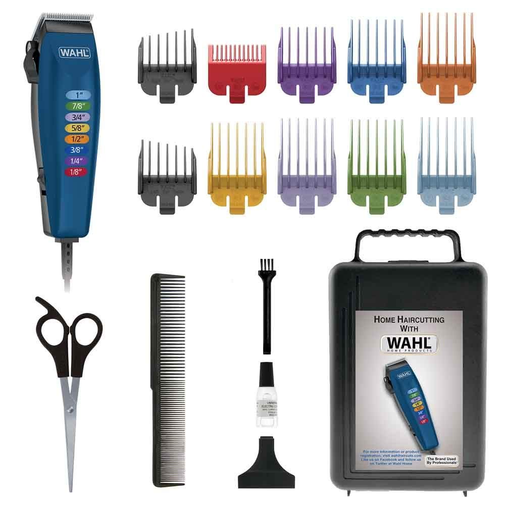 17 PC Wahl Color Code Home Haircutting Kit