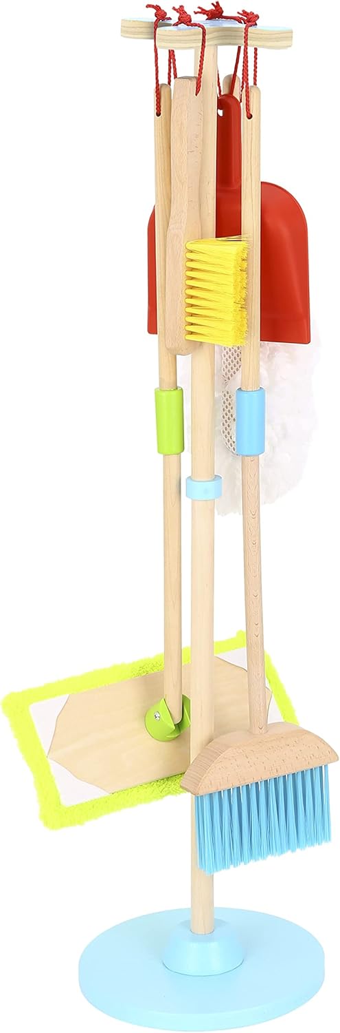 Toyster's Wooden Cleaning Play Set