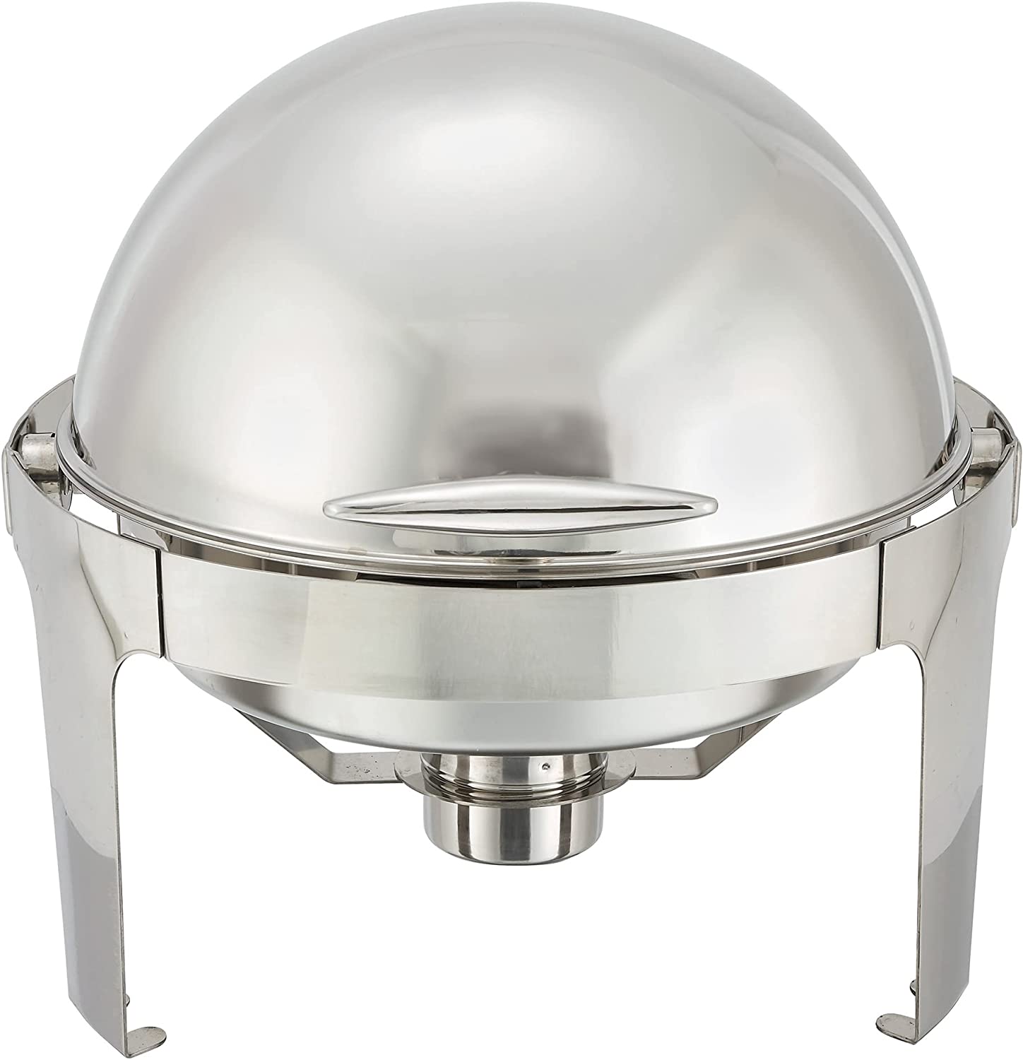 11'' Stainless Steel Round Serving Tray Tortilla Warmer With Handle