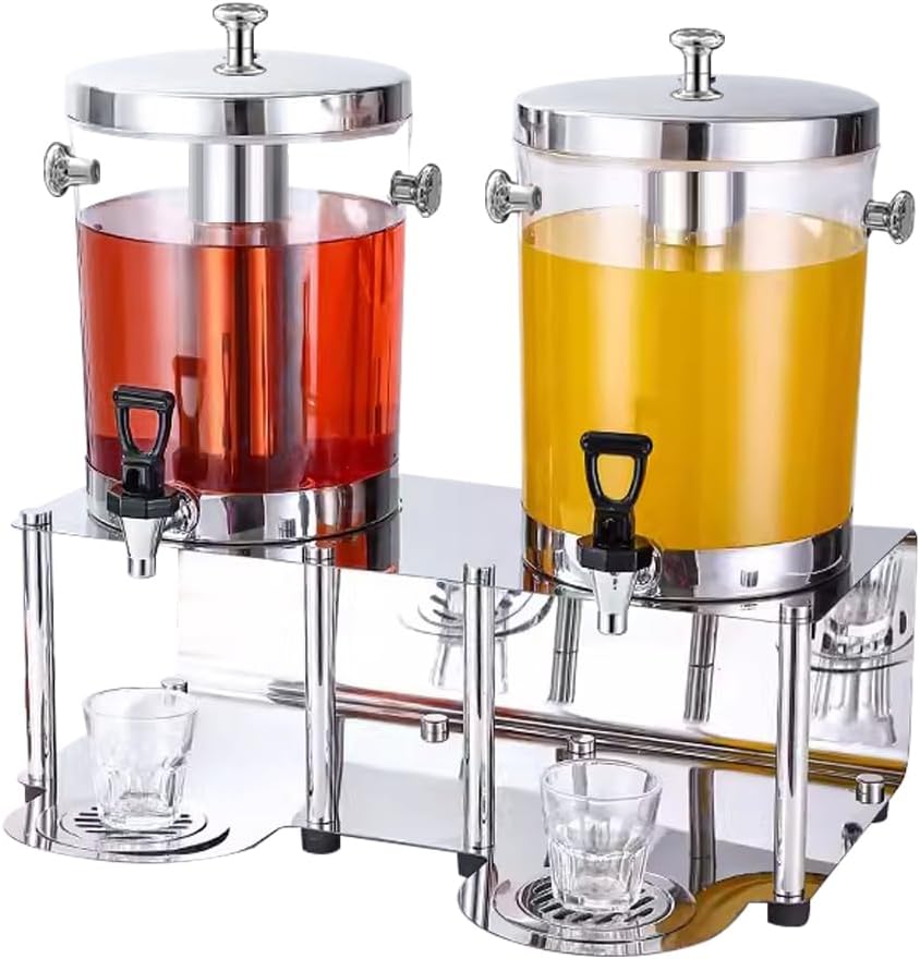 16L Juice, Cold Drink Dispenser - Silver