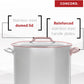 180QT Stainless Steel Stock Pot (Free Gift Ladle)