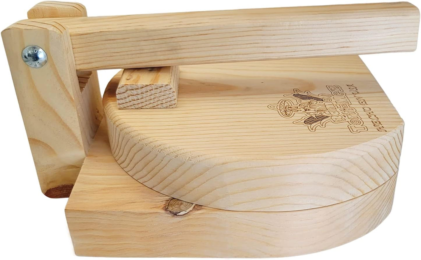 7" Round Wooden Tortilla Press