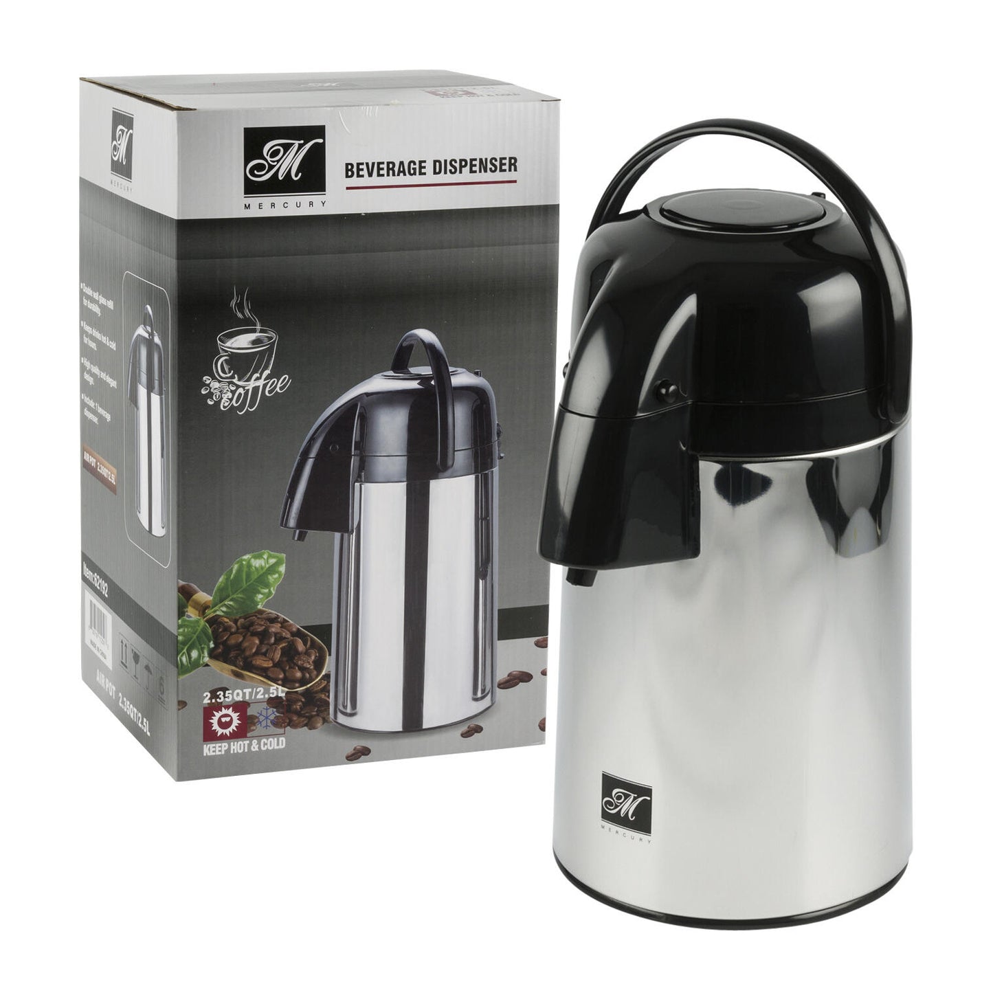 2.5L Stainless Steel Air Pot