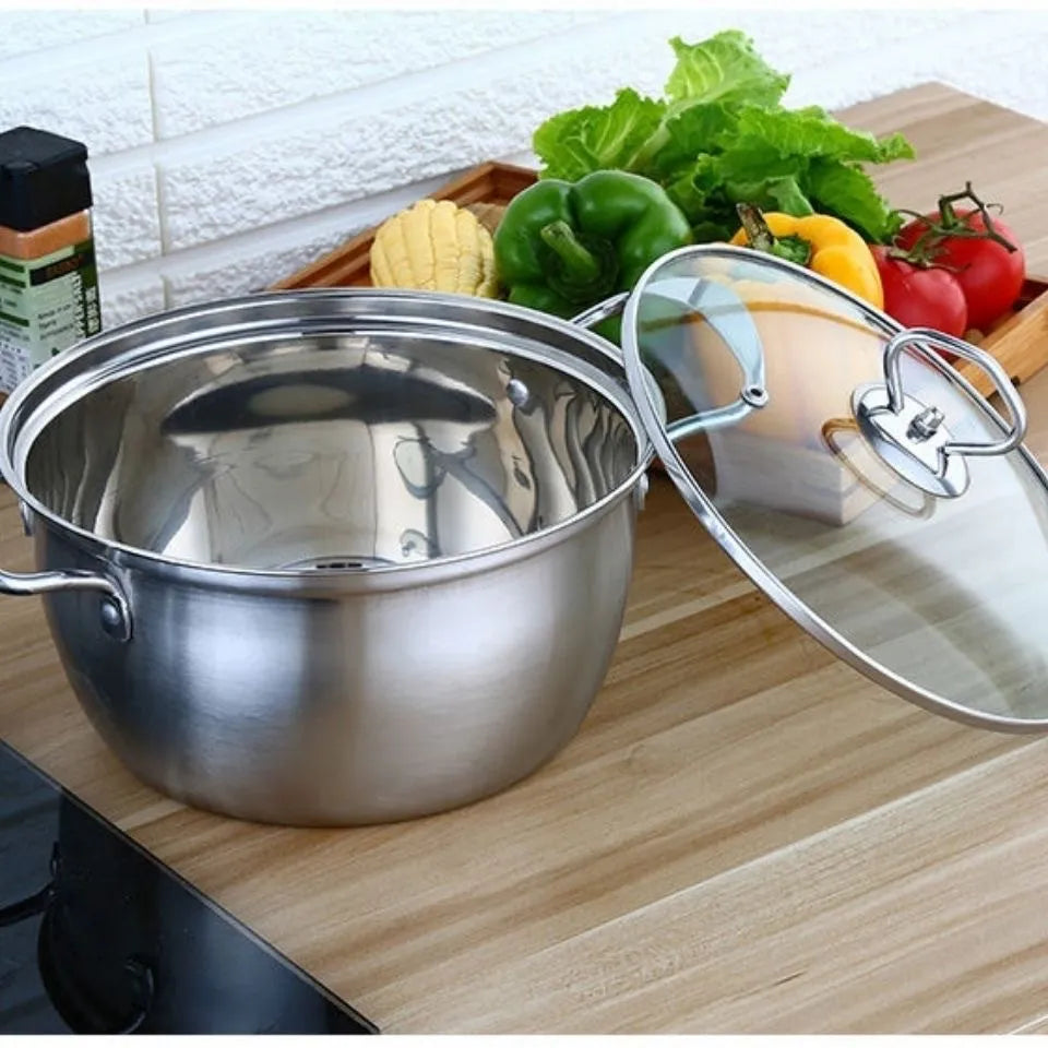3.5 QT Induction Stainless Steel Casserole