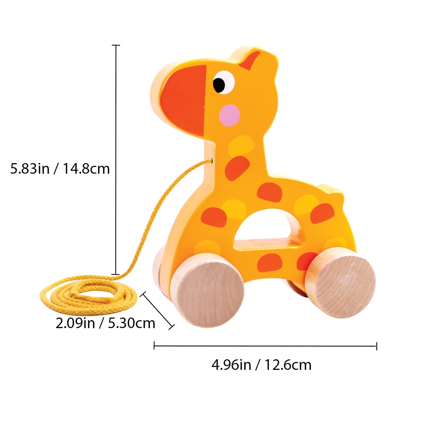 Giraffe Pull Along Toy