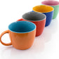 4 PC Gibson 25 Oz Soup Cup Set with Lids